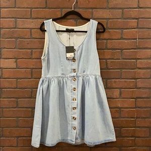 Missguided Blue Jean dress